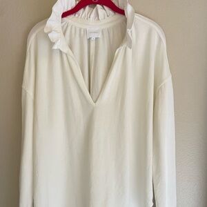Sundays We are Sunday blouse with a ruffled collar M